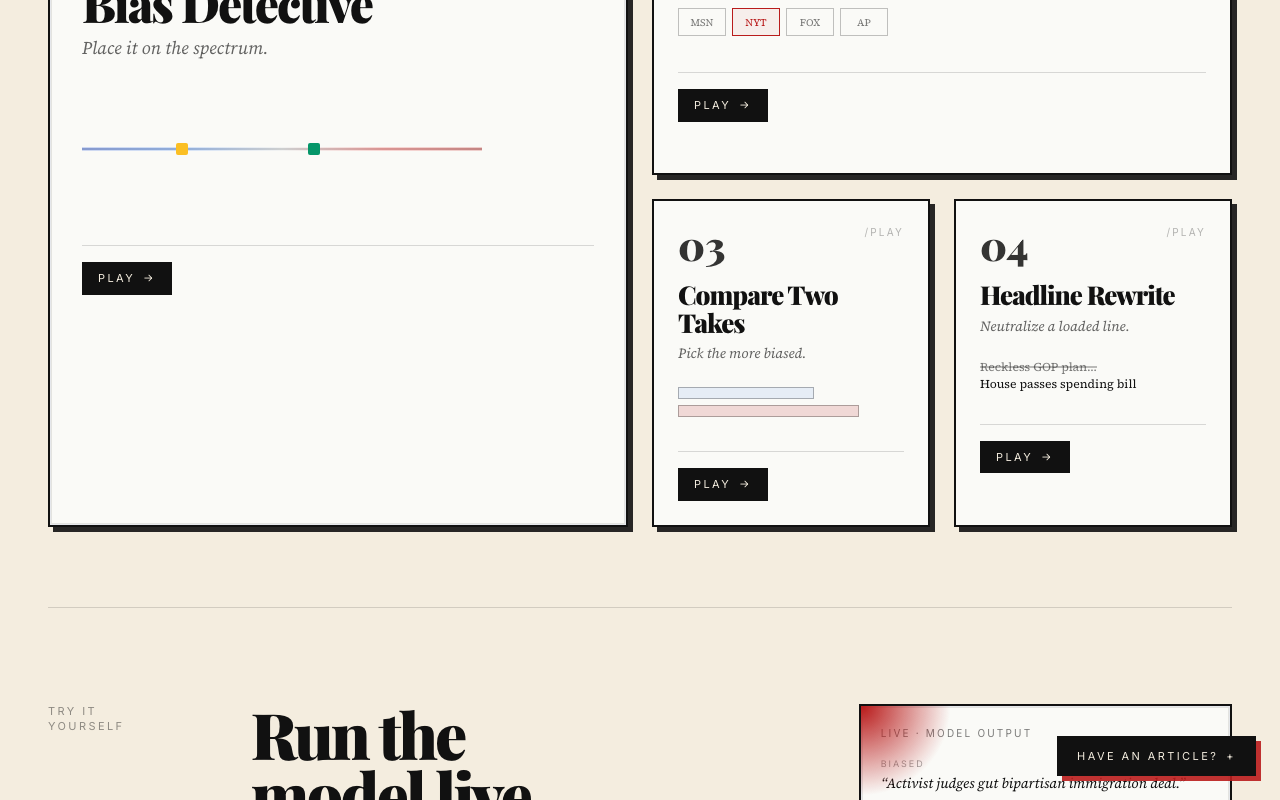 The Bias Graph — screen 3