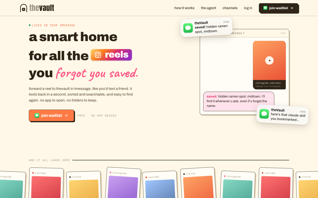 yourvault — screen 1
